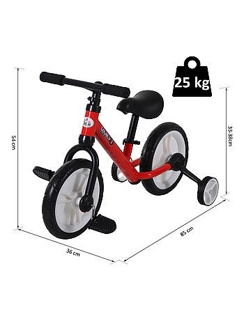 Vélo enfant draisienne 2 en 1 roues 12