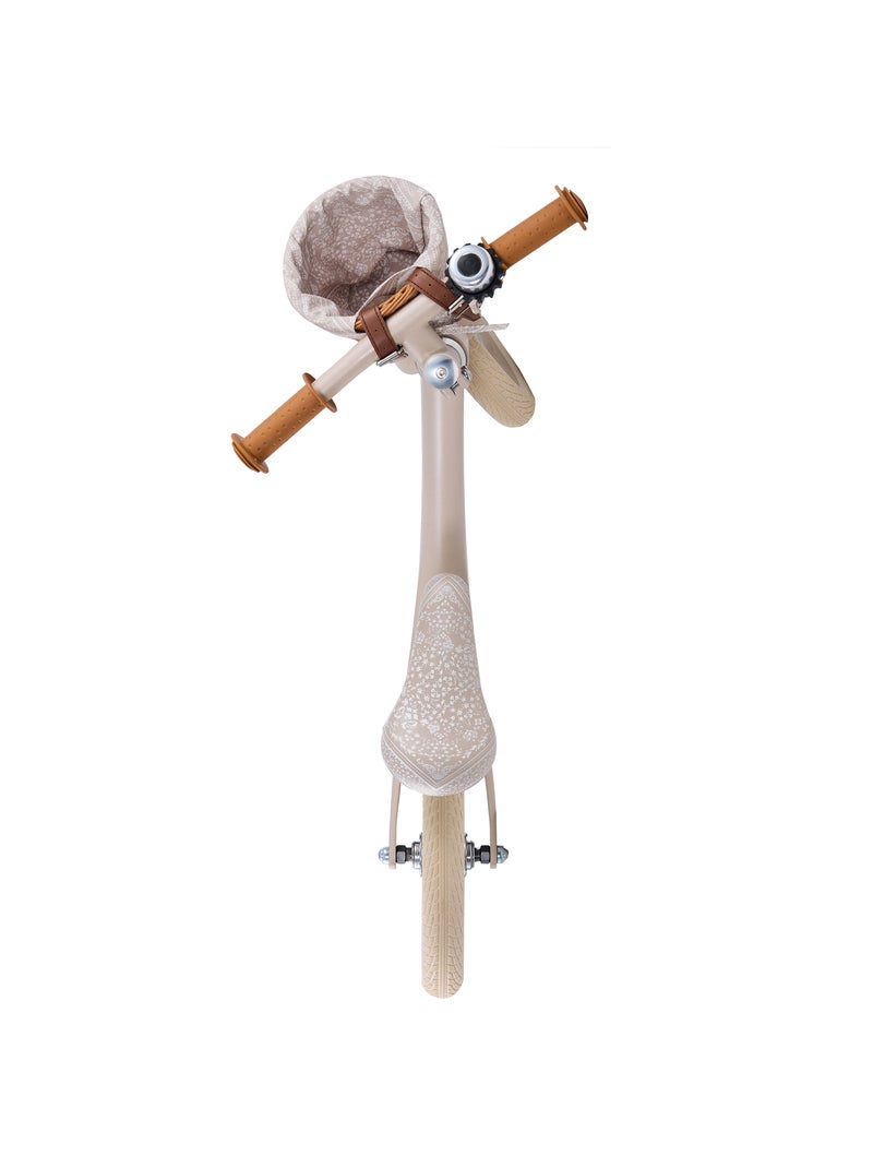 Draisienne retro avec panier et clochette Beige - Kiabi