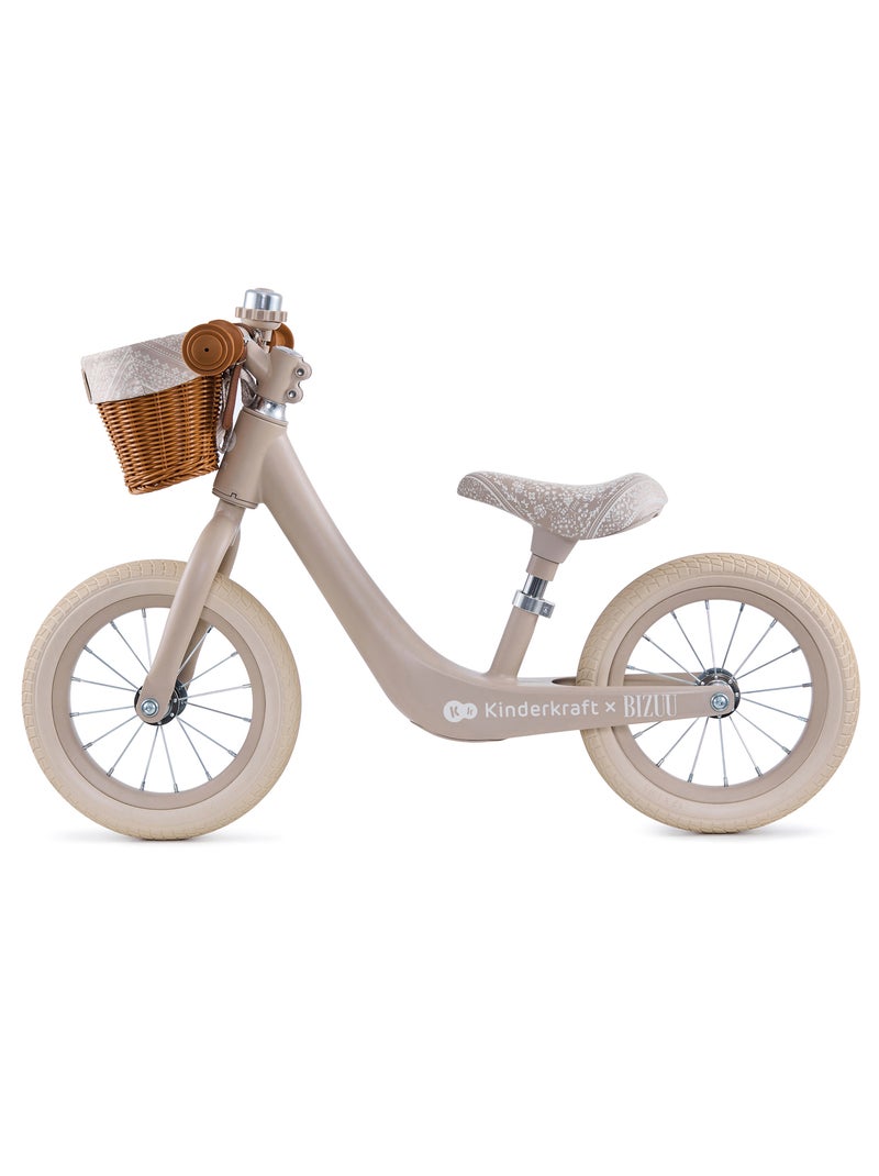 Draisienne retro avec panier et clochette Beige - Kiabi