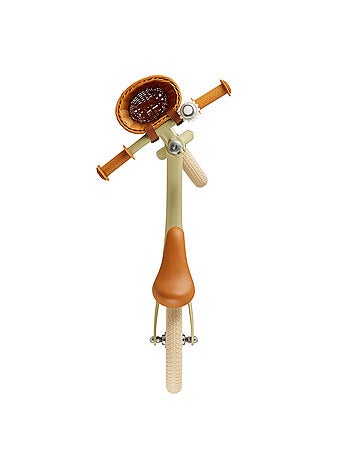 Draisienne retro avec panier et clochette