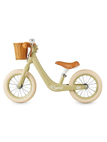 Draisienne retro avec panier et clochette