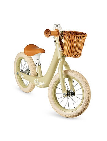 Draisienne retro avec panier et clochette