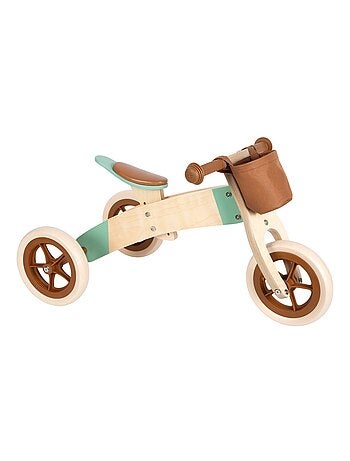 Draisienne Tricycle 2 en 1 Maxi Brun caramel