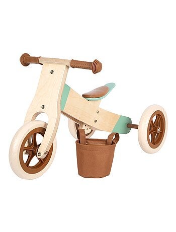Draisienne Tricycle 2 en 1 Maxi Brun caramel