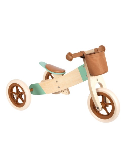 Draisienne Tricycle 2 en 1 Maxi Brun caramel - Kiabi