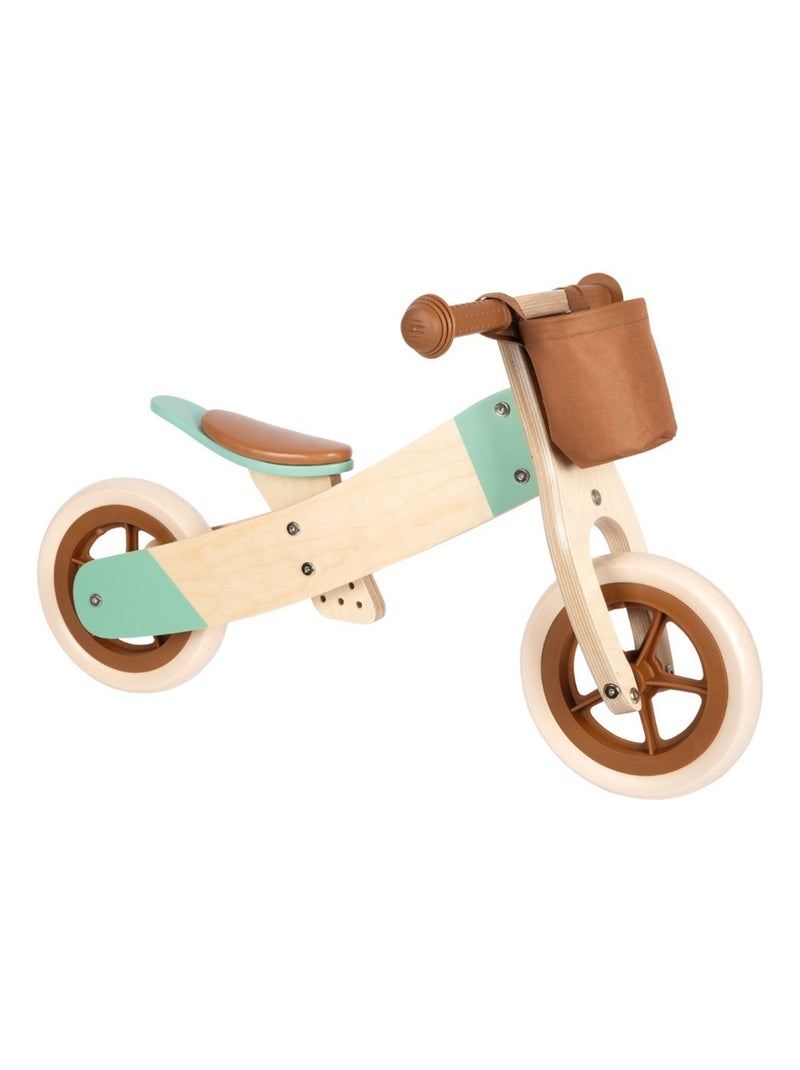 Draisienne Tricycle 2 en 1 Maxi Brun caramel Marron - Kiabi