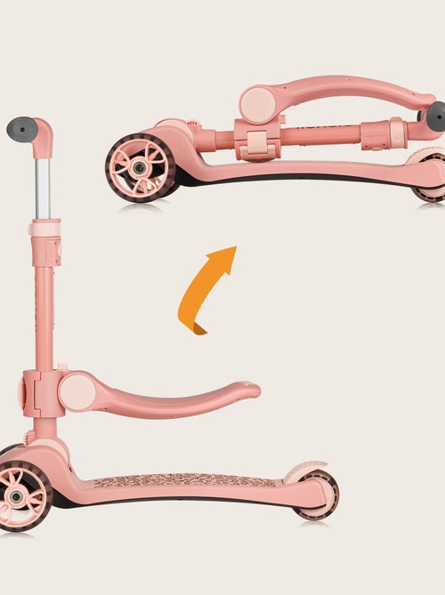 Draisienne trottinette et Casque LIONELO Franky - Roues éclairées - Jusqu’à 50 kg - Panier - Kiabi