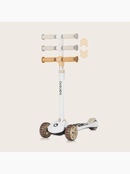 Draisienne trottinette evolutive LIONELO Franky - Roues éclairées - Jusqu’à 50 kg - Panier - Kiabi