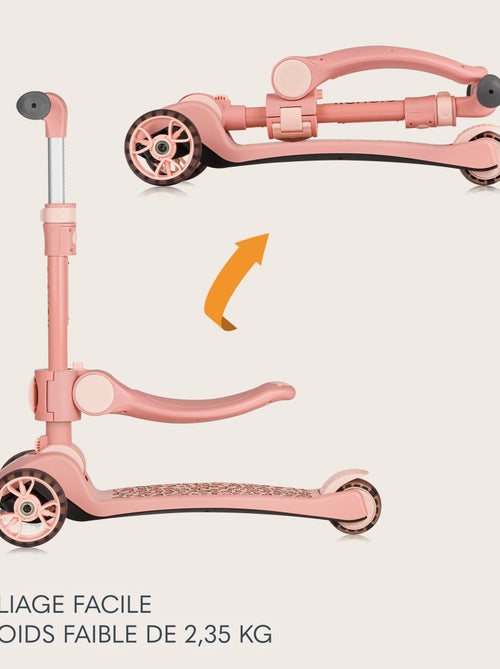 Draisienne trottinette evolutive LIONELO Franky - Roues éclairées - Jusqu’à 50 kg - Panier - Kiabi