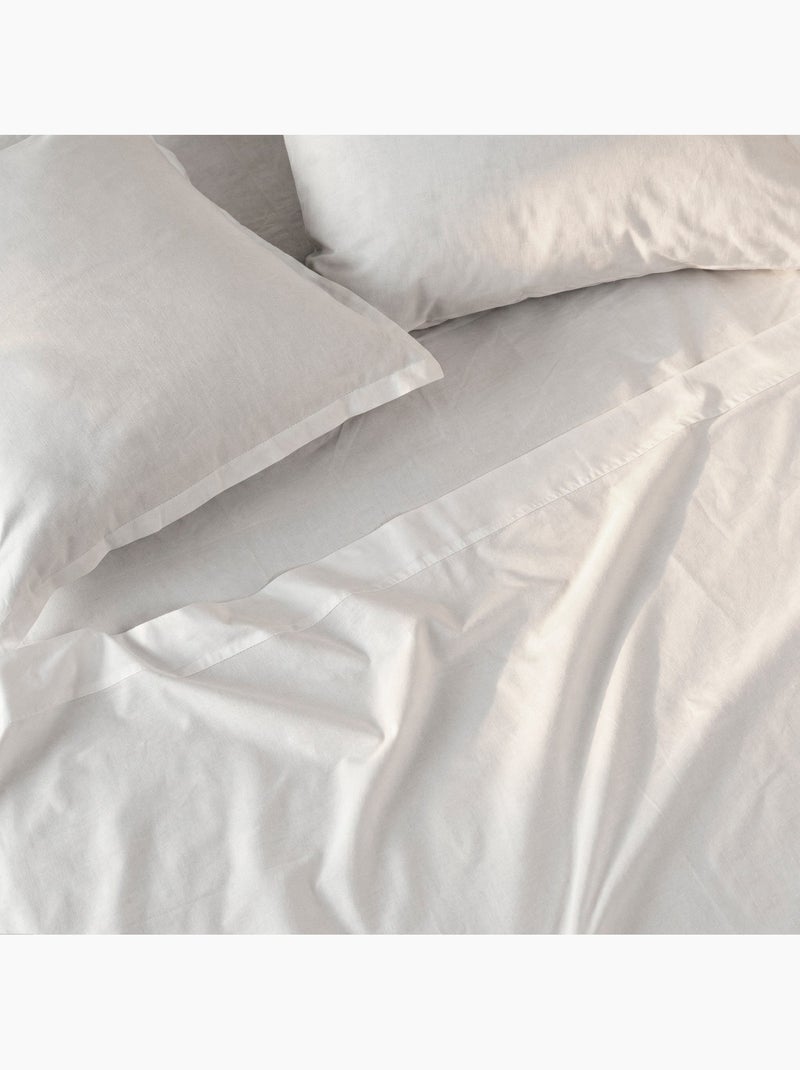 Drap Basic 200 tc "Happyfriday" Blanc - Kiabi