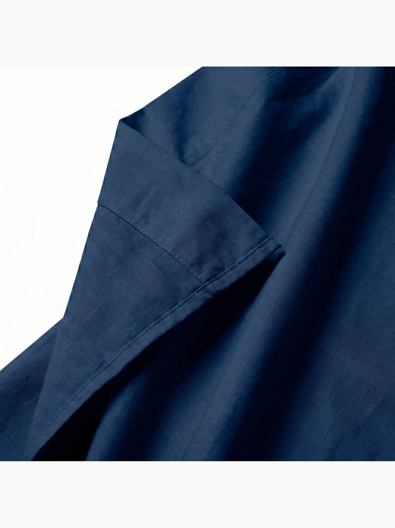 Drap Basic "Happyfriday" Bleu marine - Kiabi