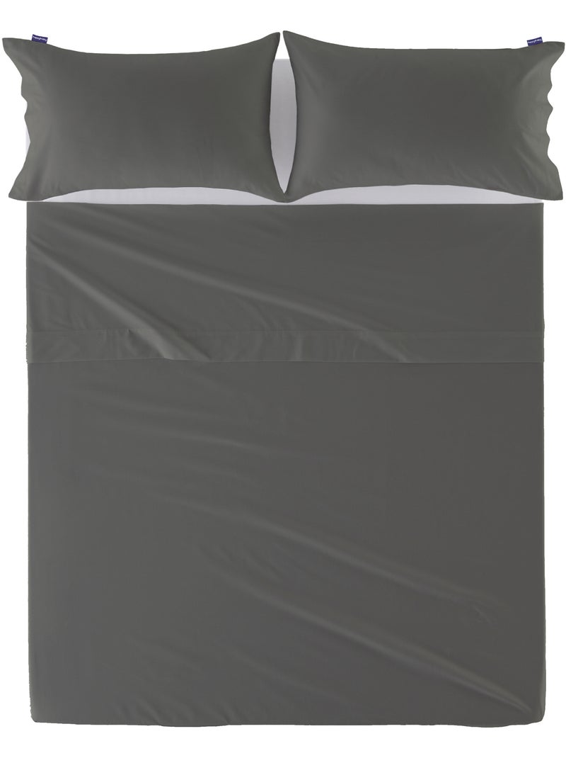 Drap Basic "Happyfriday" Gris foncé - Kiabi