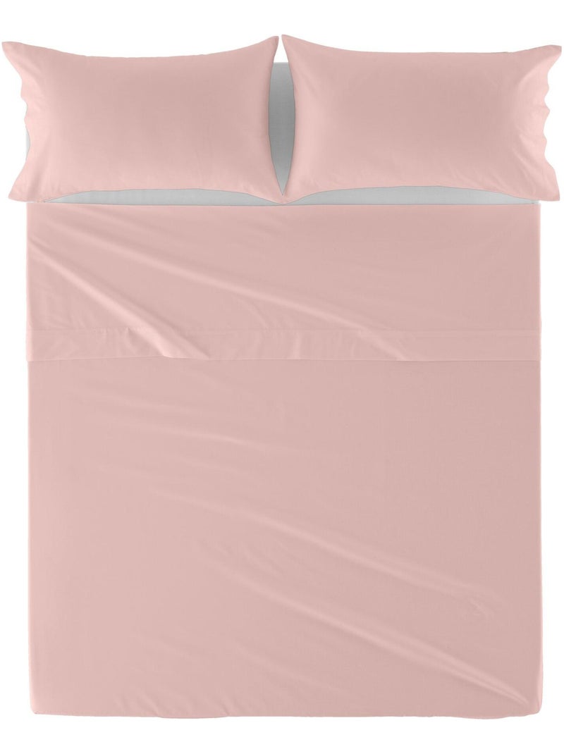 Drap Basic "Happyfriday" Rose pâle - Kiabi