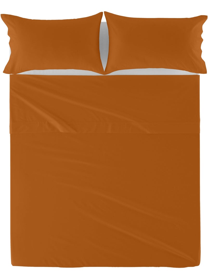 Drap Basic "Happyfriday" Terracotta - Kiabi