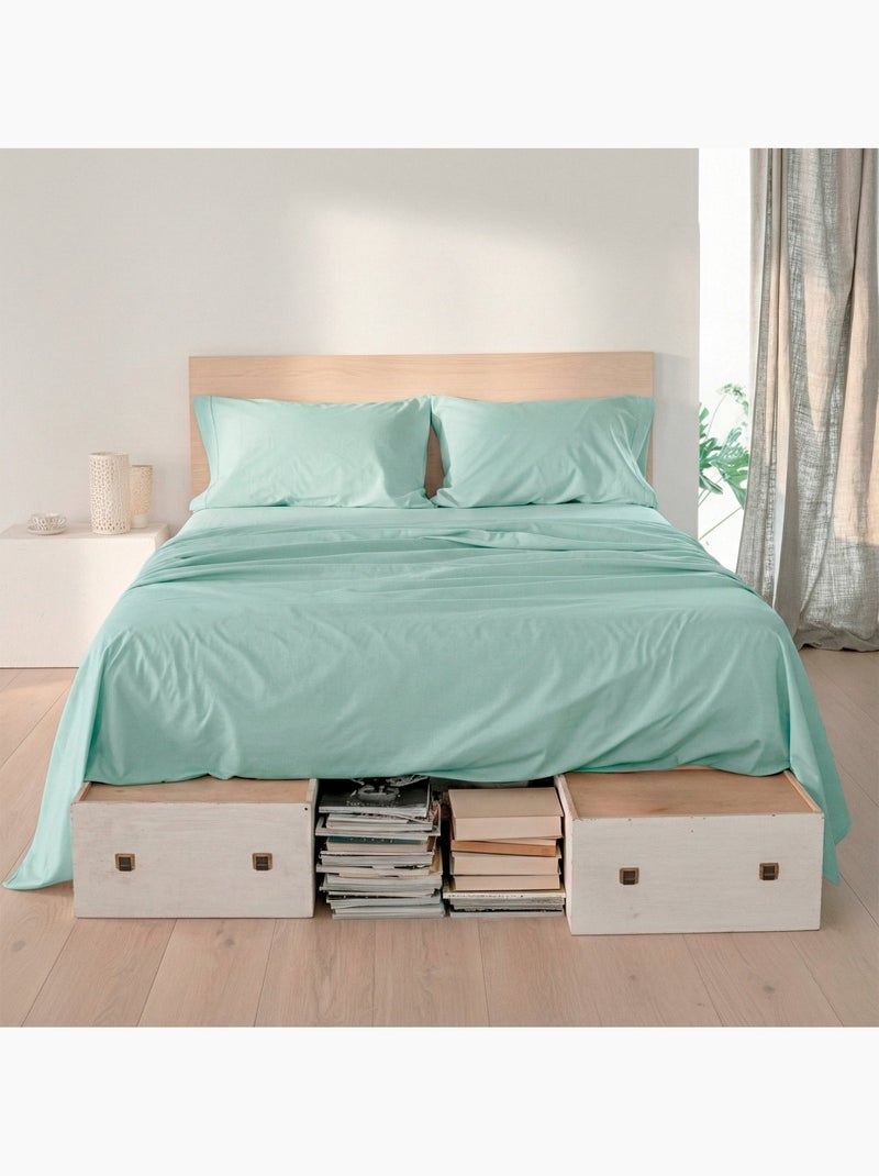 Drap Basic "Happyfriday" Vert - Kiabi