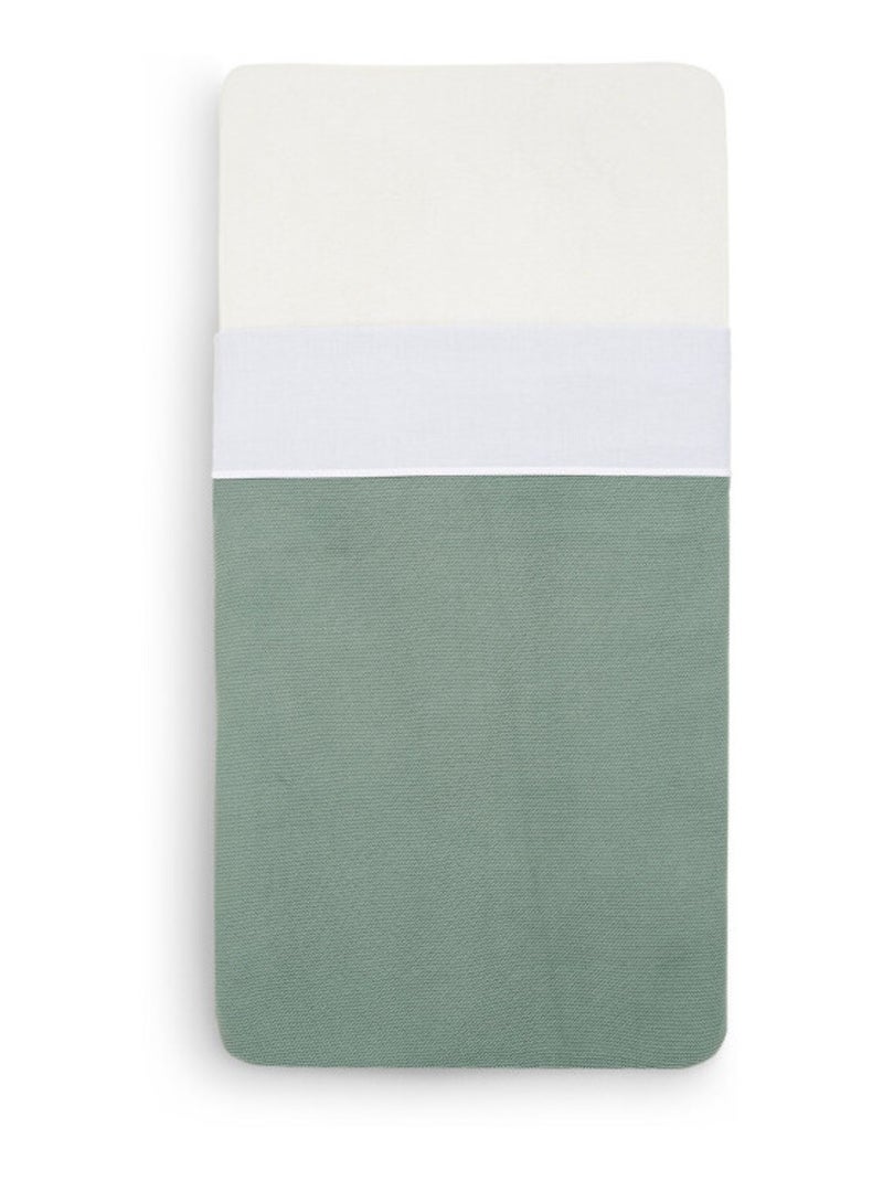 Drap berceau en coton Blanc - Kiabi