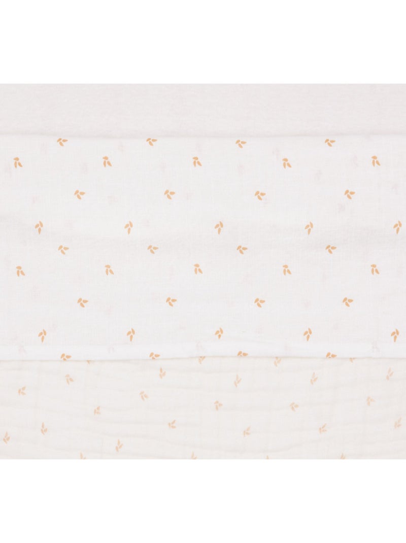 Drap berceau en coton Harvest Jollein Rose - Kiabi