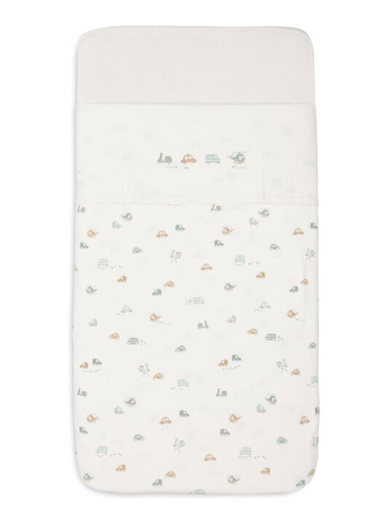 Drap berceau en coton On The Go Blanc - Kiabi