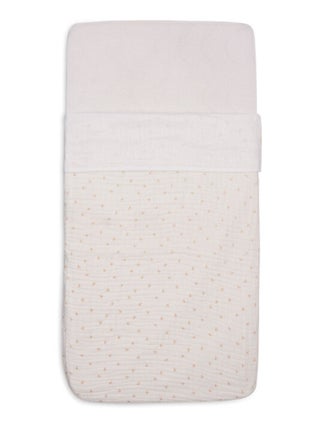 Drap berceau en coton Slub