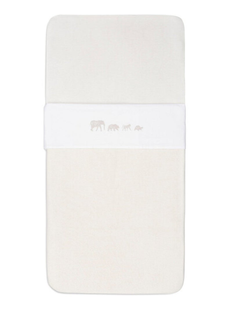 Drap berceau en coton Wrinkled Beige - Kiabi