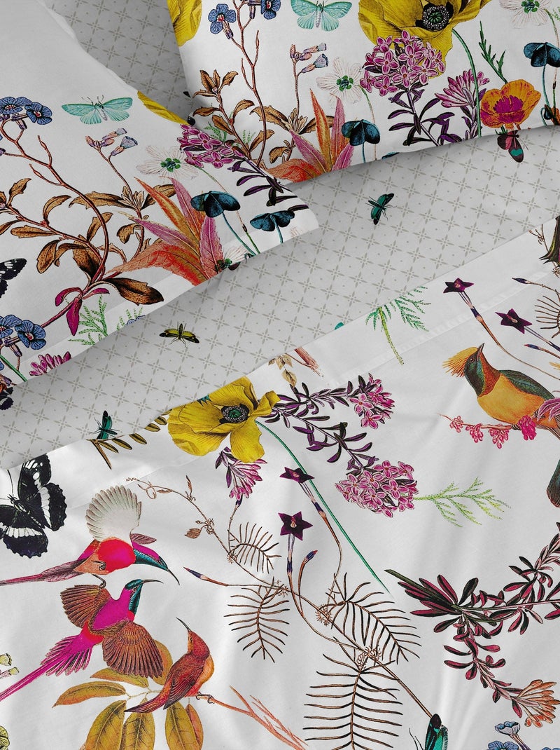 Drap Birds of paradise "Happyfriday" Blanc - Kiabi
