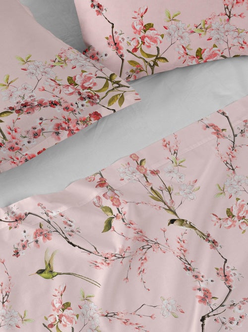 Drap Chinoiserie rose "Happyfriday" - Kiabi