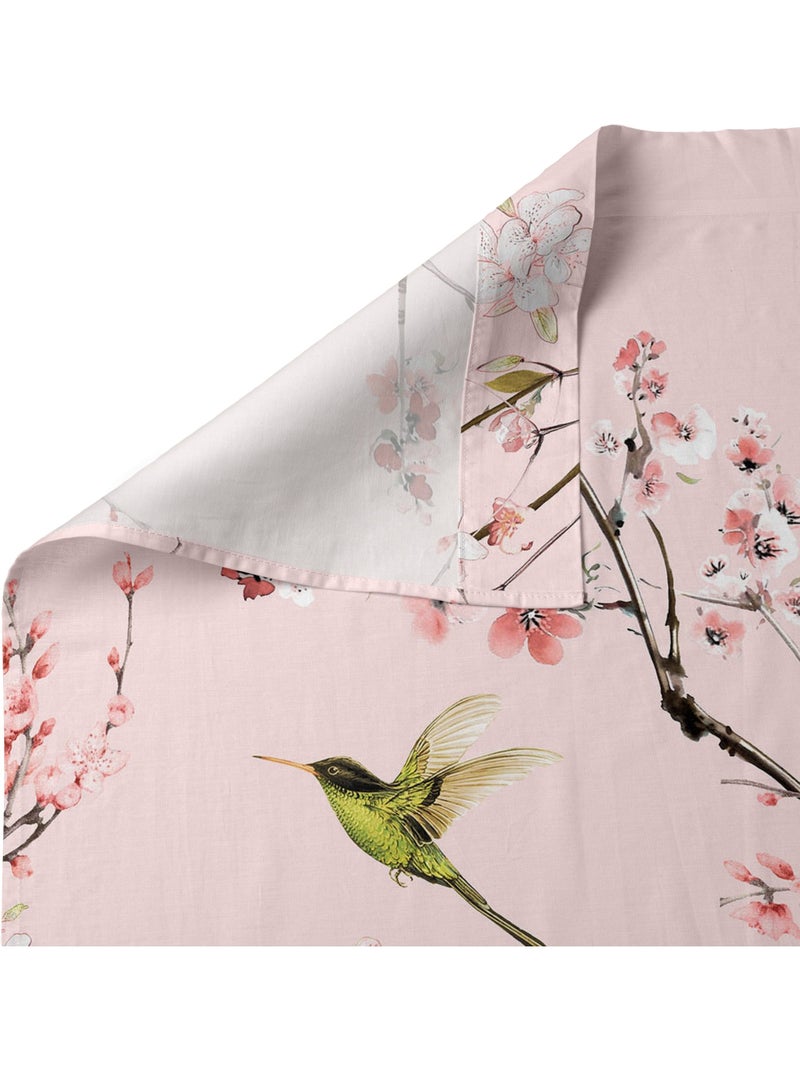 Drap Chinoiserie rose "Happyfriday" Multicolore - Kiabi