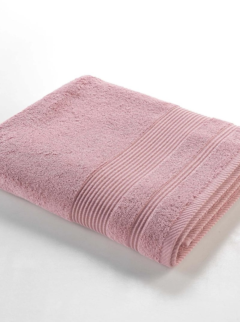 Drap de Bain  - 100% Coton Rose - Kiabi