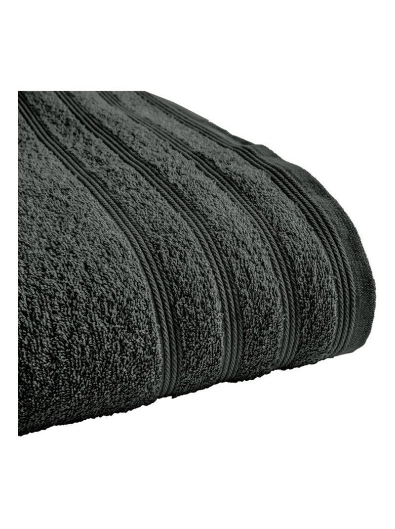 Drap de bain - Coton Pur - 100% Coton Bleu ardoise - Kiabi