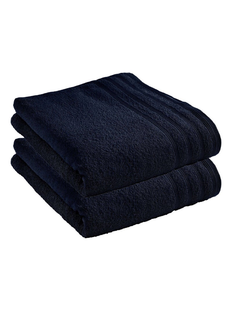 Drap de bain - Coton Pur - 100% Coton Bleu - Kiabi