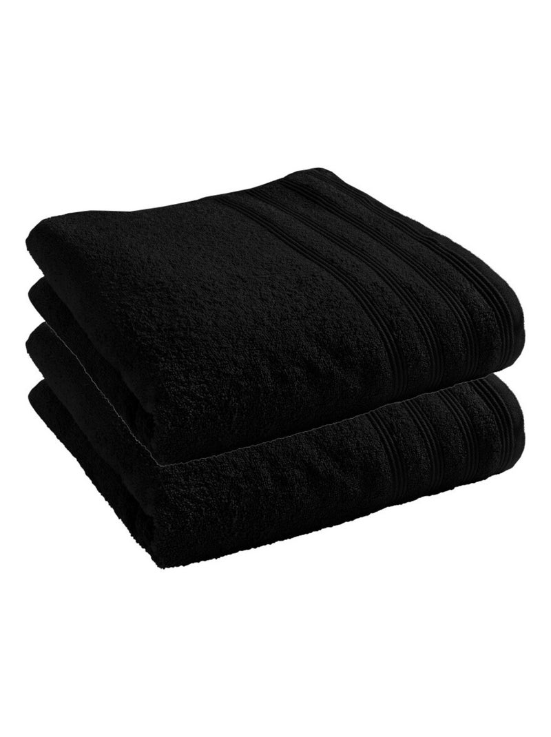 Drap de bain - Coton Pur - 100% Coton Marron foncé - Kiabi