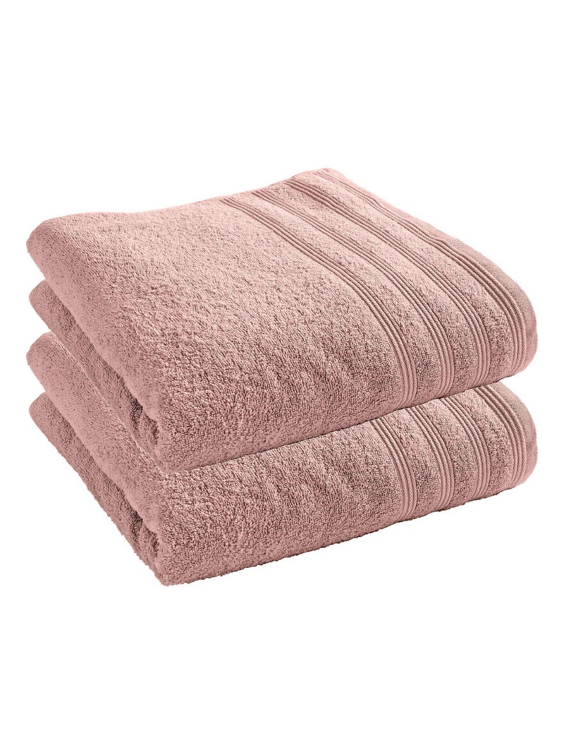 Drap de bain - Coton Pur - 100% Coton Rose - Kiabi