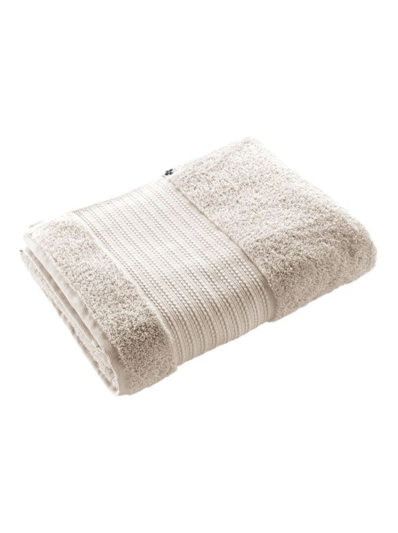 Drap de bain - L'effet papillon - 100% Coton Bio Beige - Kiabi