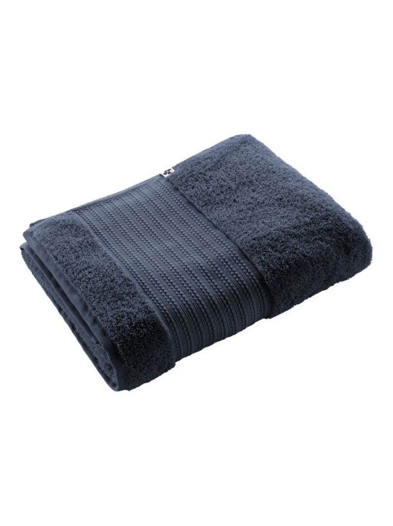 Drap de bain - L'effet papillon - 100% Coton Bio Bleu nuit - Kiabi