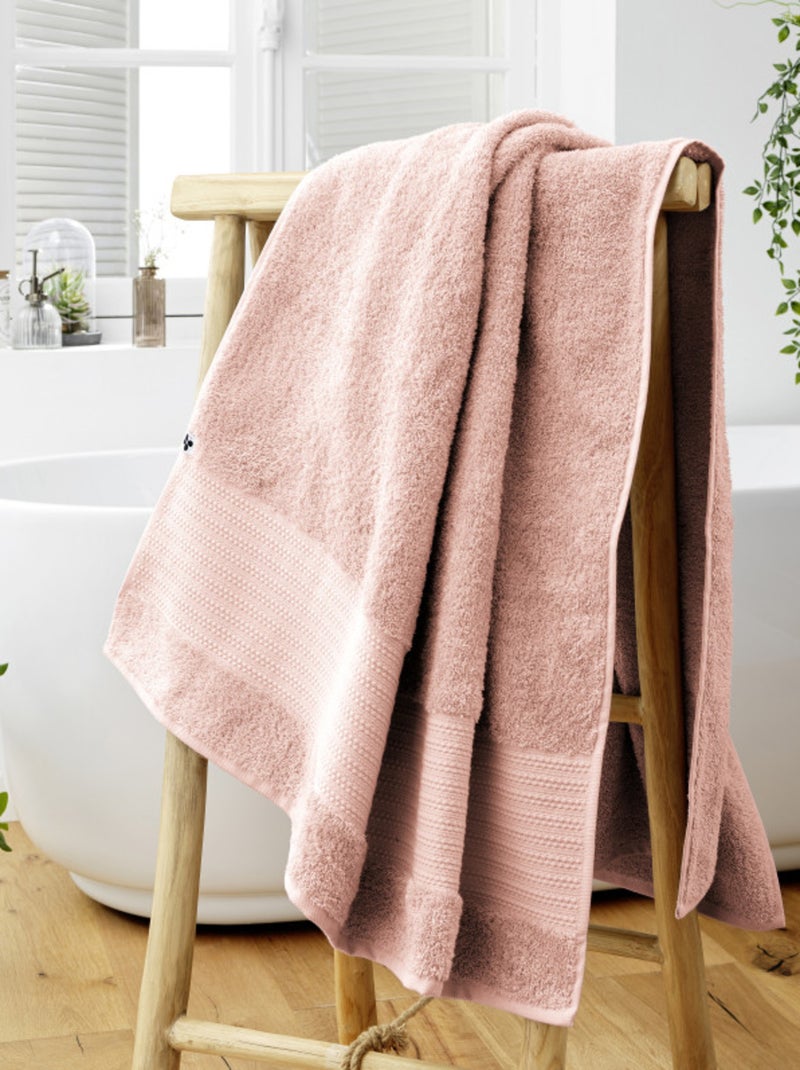Drap de bain - L'effet papillon - 100% Coton Bio Rose - Kiabi