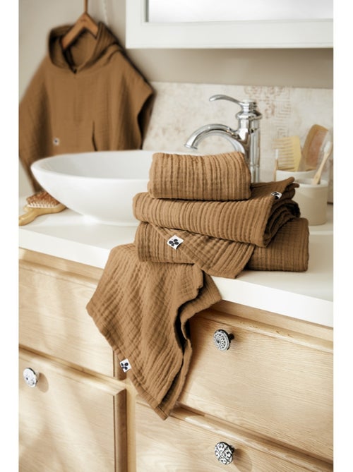 Drap de Bain - Quadruple Gaze de Coton 220 g/m² - Gaia - Kiabi Drap de Bain - Quadruple Gaze de Coton 220 g/m² - Gaia - Kiabi