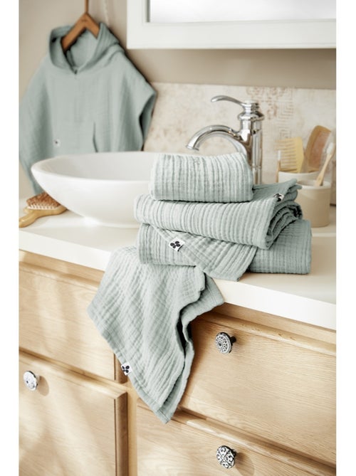 Drap de Bain - Quadruple Gaze de Coton 220 g/m² - Gaia - Kiabi Drap de Bain - Quadruple Gaze de Coton 220 g/m² - Gaia - Kiabi