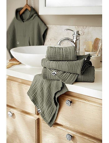 Drap de bain - quadruple gaze de coton 220 g/m² - gaia