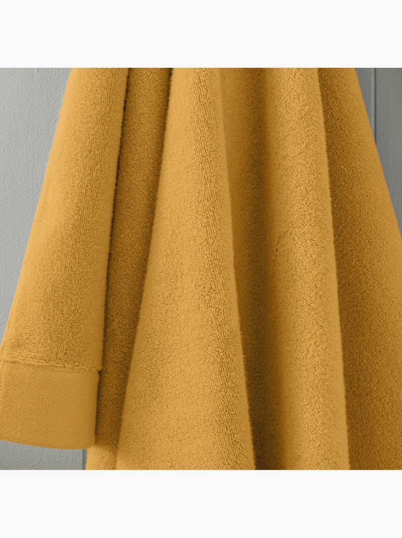 Drap de bain - univers décor - 100% coton Ocre - Kiabi