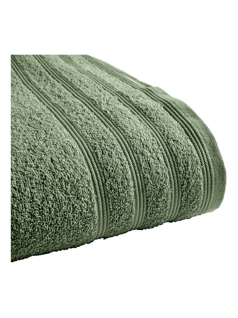 Drap de bain - Univers Décor - 100% Coton Vert chèvrefeuille - Kiabi