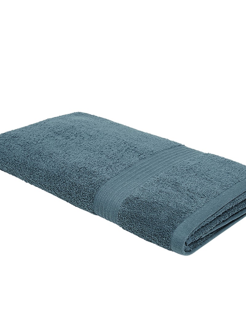 Drap de bain 70 x 130 cm Bleu canard - Kiabi