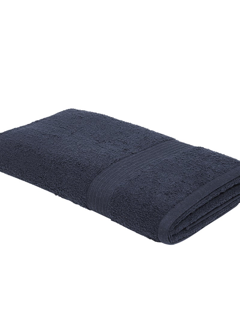 Drap de bain 70 x 130 cm Bleu marine - Kiabi