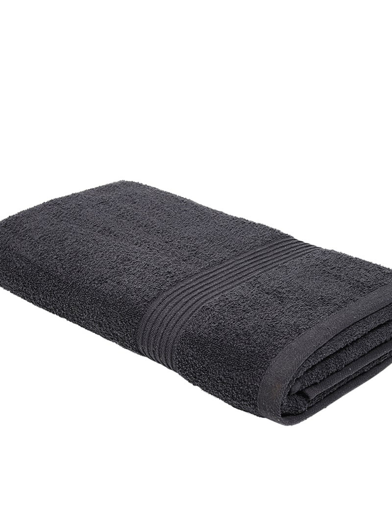 Drap de bain 70 x 130 cm Noir - Kiabi