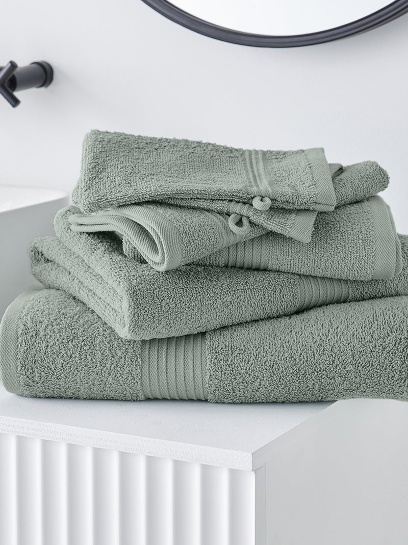 Drap de bain 70 x 130 cm Vert d'eau - Kiabi