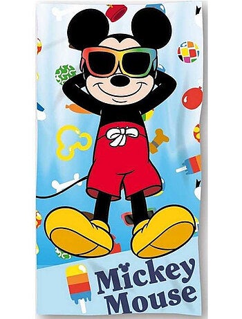 Drap de bain 70 x 140 cm 'Mickey Mouse' en coton 320 g/m²