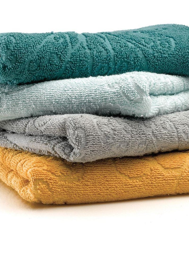 Drap de bain 70x130 en Coton Bio Gris clair - Kiabi