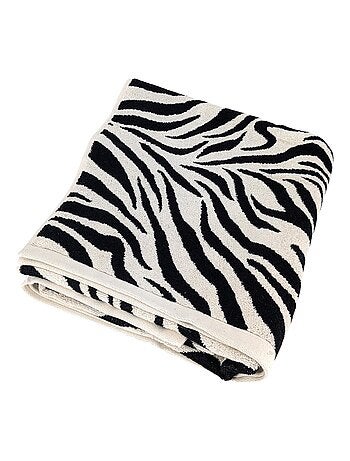 Drap de bain absorbant coton ZEBRA Zèbre