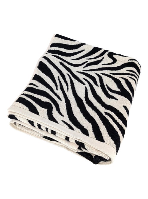 Drap de bain absorbant coton ZEBRA Zèbre - Kiabi
