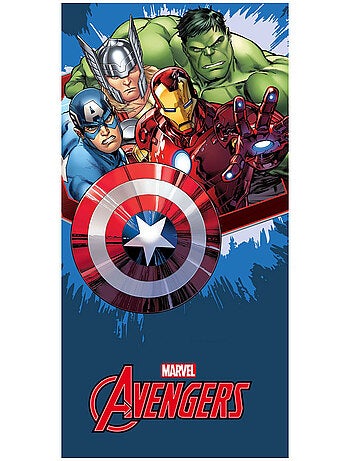 Drap de bain Avengers 100% coton motif Marvel