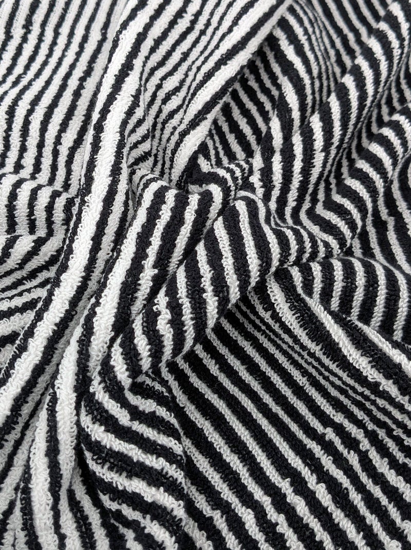 Drap de bain collection HORIZON Noir Noir - Kiabi